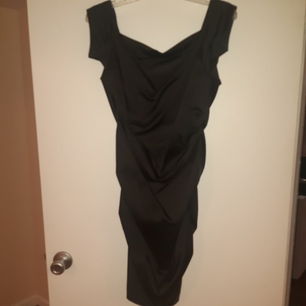 Black cocktail dress